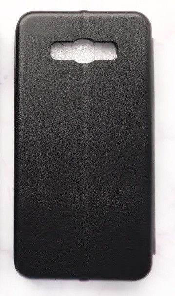 Чохол-книжка з малюнком для Samsung Galaxy J7(2016) J710 Чорний; Дівчина з бузком (принт 7)