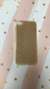 Силіконовий чохол з блискучою вставкою Meizu U10 Золотий