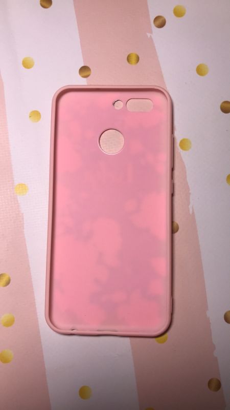 Силіконовий чохол з малюнком та камінням для Huawei Nova 2 Букети на рожевому