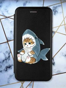Чохол-книжка з малюнком для Samsung Galaxy A31 Чорний; Кошеня (принт 120)
