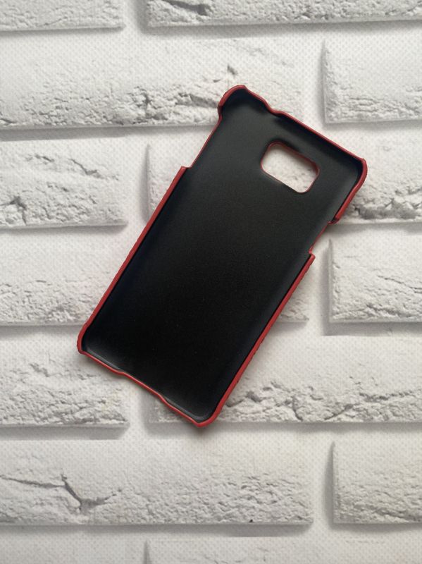Пластиковий чохол із тисненням для Samsung G850 Guess. Червоний