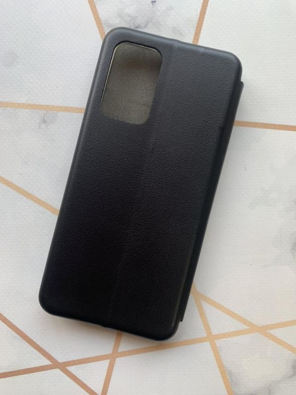Чохол-книжка з малюнком для Samsung Galaxy A52 (A525) Чорний; Єдиноріг (принт 102)
