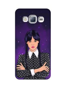 Чохол на Samsung Galaxy J3 2016 J310 Дівчина з косичками. Венздей (принт 208)