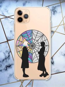 Прозорий чохол на iPhone 11 Pro Max (6,5) Силуети. Венздей (принт 210)