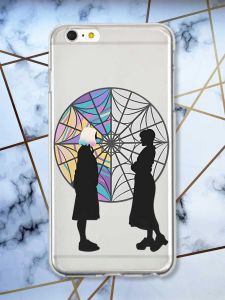 Прозорий чохол на iPhone 6+/6 Plus Силуети. Венздей (принт 210)