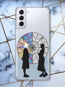 Прозорий чохол для Samsung Galaxy S21 (G991) Силуети. Венздей (принт 210)