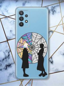 Прозорий чохол на Samsung Galaxy A32 Силуети. Венздей (принт 210)