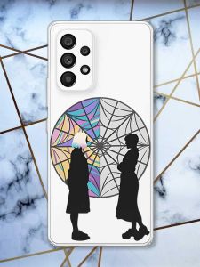Прозорий чохол на Samsung Galaxy A53  Силуети. Венздей (принт 210)