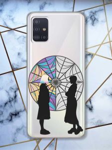 Прозорий чохол на Samsung Galaxy A71/A715 Силуети. Венздей (принт 210)