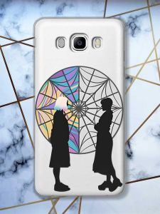 Прозорий чохол на SAMSUNG Galaxy J7(2016) J710 Силуети. Венздей (принт 210)