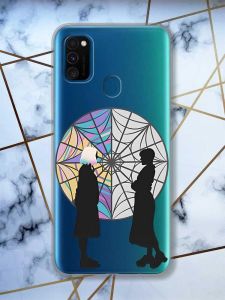 Прозорий чохол на Samsung Galaxy M30s/М21  Силуети. Венздей (принт 210)