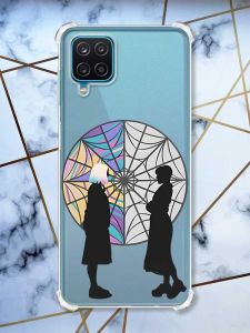 Чохол з потовщеними кутами на Samsung A12 4G Силуети. Венздей (принт 210)