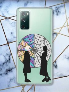 Прозорий чохол на Samsung Galaxy S20 FE Силуети. Венздей (принт 210)