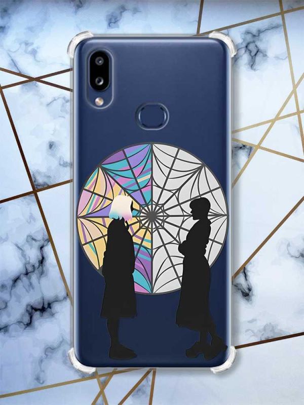 Чохол з потовщеними кутами на Samsung Galaxy A10s/A107 Силуети. Венздей (принт 210)