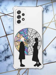 Чохол з потовщеними кутами на Samsung Galaxy A72 Силуети. Венздей (принт 210)