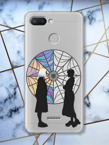 Прозорий чохол на Xiaomi Redmi 6  Силуети. Венздей (принт 210)