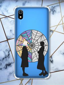 Чохол з потовщеними кутами для Xiaomi Redmi 7A Силуети. Венздей (принт 210)