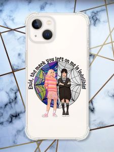 Чохол із потовщеними кутами на iPhone 14 Plus Дівчата з Венздей (принт 211)