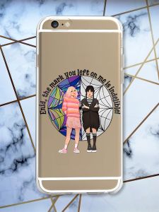 Прозорий чохол на iPhone 6/6s :: Дівчата з Венздей (принт 211)