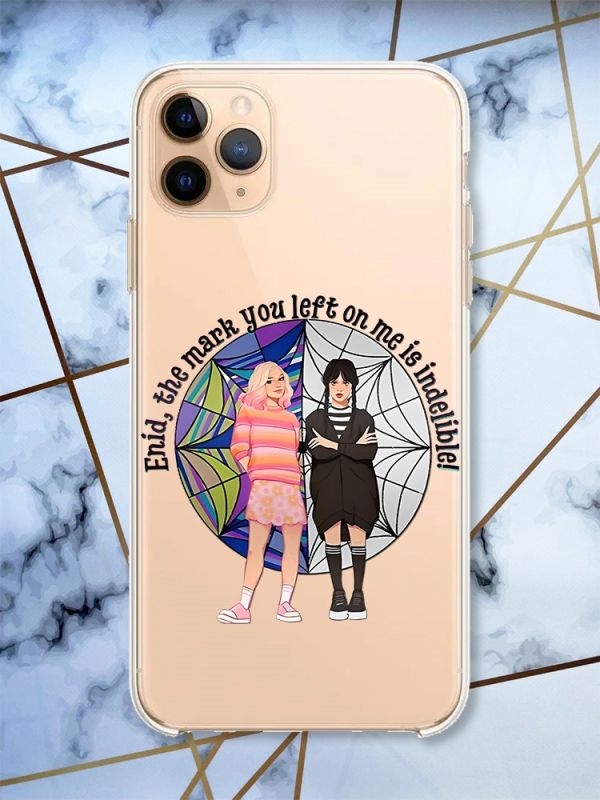 Прозорий чохол на iPhone 11 Pro Max (6,5) Дівчата з Венздей (принт 211)
