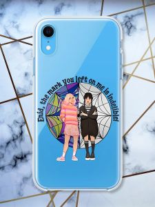 Прозорий чохол на iPhone XR Дівчата з Венздей (принт 211)