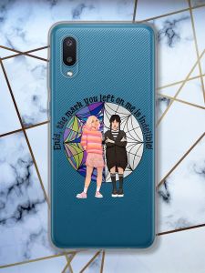 Прозорий чохол на Samsung Galaxy A02/A022 (2021) Дівчата з Венздей (принт 211)