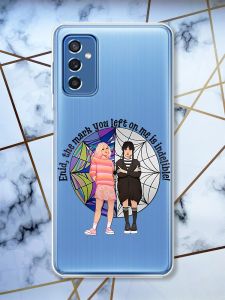 Прозорий чохол на Samsung Galaxy M52 Дівчата з Венздей (принт 211)