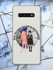 Прозорий чохол на Samsung Galaxy S10 Дівчата з Венздей (принт 211)