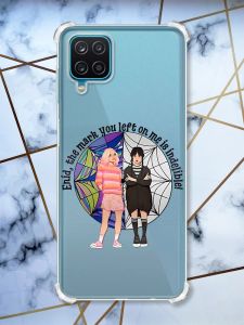 Чохол з потовщеними кутами на Samsung A12 4G Дівчата з Венздей (принт 211)