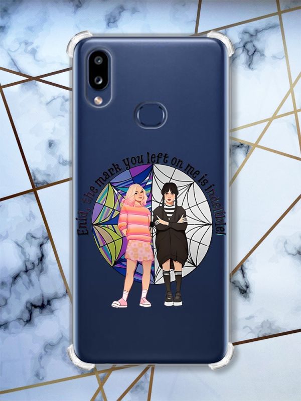 Чохол з потовщеними кутами на Samsung Galaxy A10s/A107 Дівчата з Венздей (принт 211)