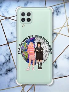 Чохол з потовщеними кутами на Samsung Galaxy A22 4G/M32/M22 Дівчата з Венздей (принт 211)