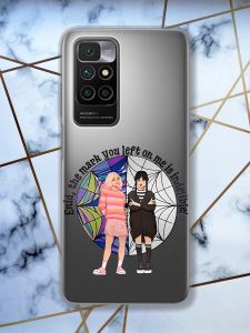 Прозорий чохол для Xiaomi Redmi 10 Дівчата з Венздей (принт 211)