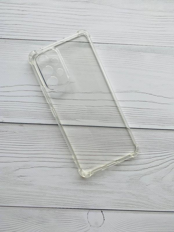Прозорий силіконовий чохол з потовщеними кутами Samsung Galaxy A53