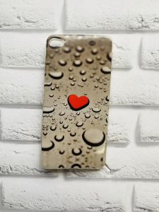 Силіконовий прозорий чохол з малюнком для Meizu U20 Серце