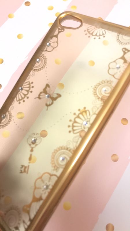 Силіконовий прозорий чохол із золотим обідком та малюнком для Meizu U20 Метелик і ключик