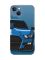 Прозорий чохол на Apple iPhone 13 Авто синє (принт 229)