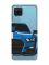 Прозорий чохол на Samsung A12 4G Авто синє (принт 229)