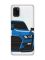 Прозорий чохол на Samsung A31 Авто синє (принт 229)