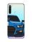 Прозорий чохол на Xiaomi Redmi Note 8  Авто синє (принт 229)
