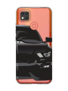 Прозорий чохол для Xiaomi Redmi 9C Авто чорне (принт 232)