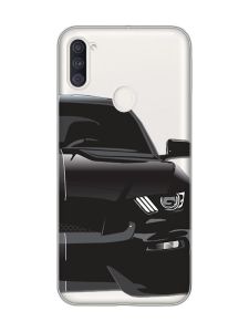 Прозорий чохол на Samsung Galaxy A11 Авто чорне (принт 232)