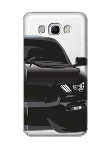 Прозорий чохол на SAMSUNG Galaxy J7(2016) J710 Авто чорне (принт 232)