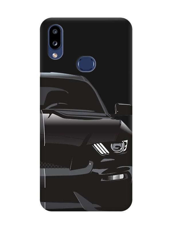 Матовий чорний чохол на Samsung Galaxy A10ѕ A107 Авто чорне (принт 232)