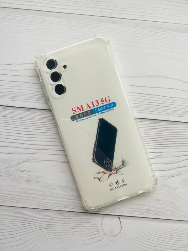 Прозорий силіконовий чохол із потовщеними кутами для Samsung A04s/A13 5G