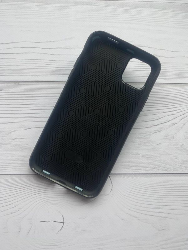 Силіконовий протиударний чохол з відділом для навушників на iPhone 11 Pro Max Бірюзовий
