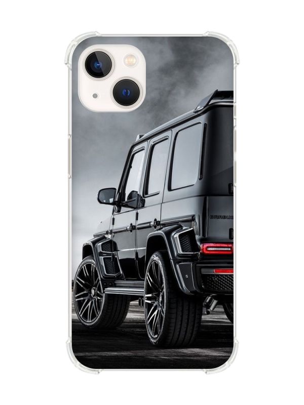 Чохол із потовщеними кутами на iPhone 14 Plus Авто чорне (принт 235)