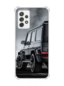 Чохол з потовщеними кутами на Samsung Galaxy A72 Авто чорне (принт 235)