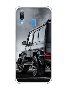 Чохол з потовщеними кутами на Samsung Galaxy A30 (2019) / A20 (2019) Авто чорне (принт: 235)