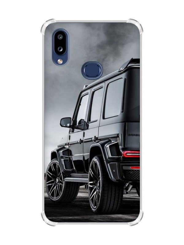 Чохол з потовщеними кутами на Samsung Galaxy A10s/A107 Авто чорне (принт: 235)