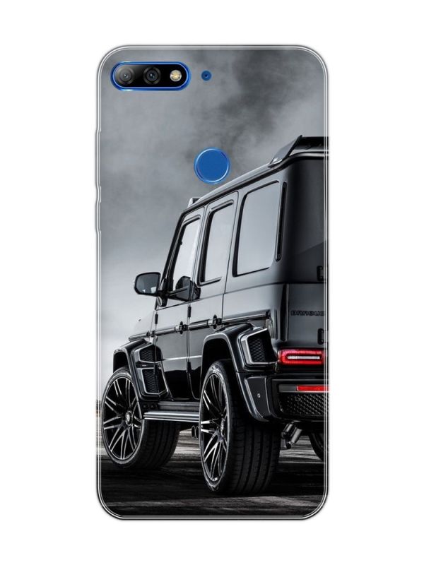 Чохол на Huawei Y7 2018 / Y7 prime 2018 Авто чорне (принт: 235)